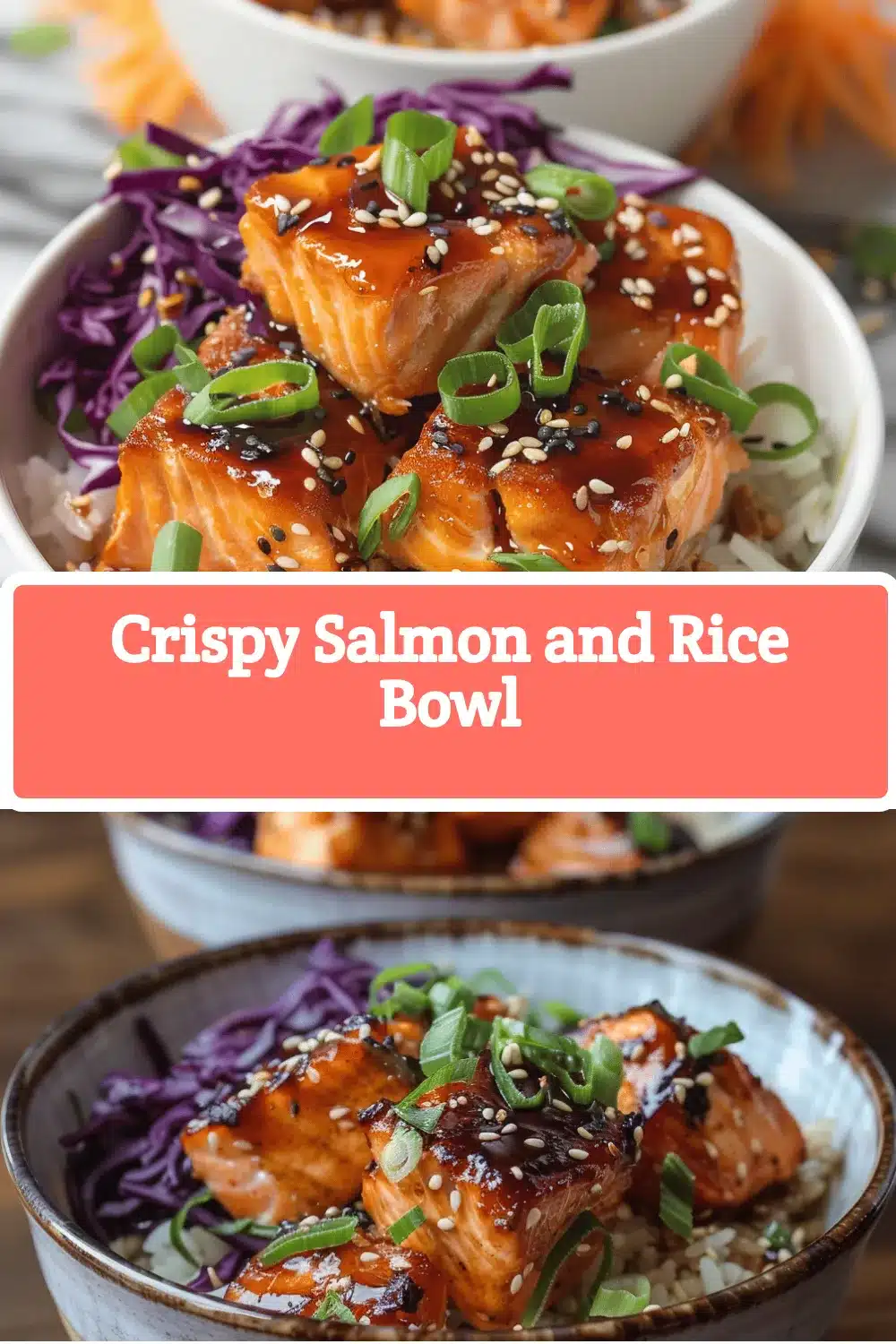 crispy salmon and rice bowl recipe