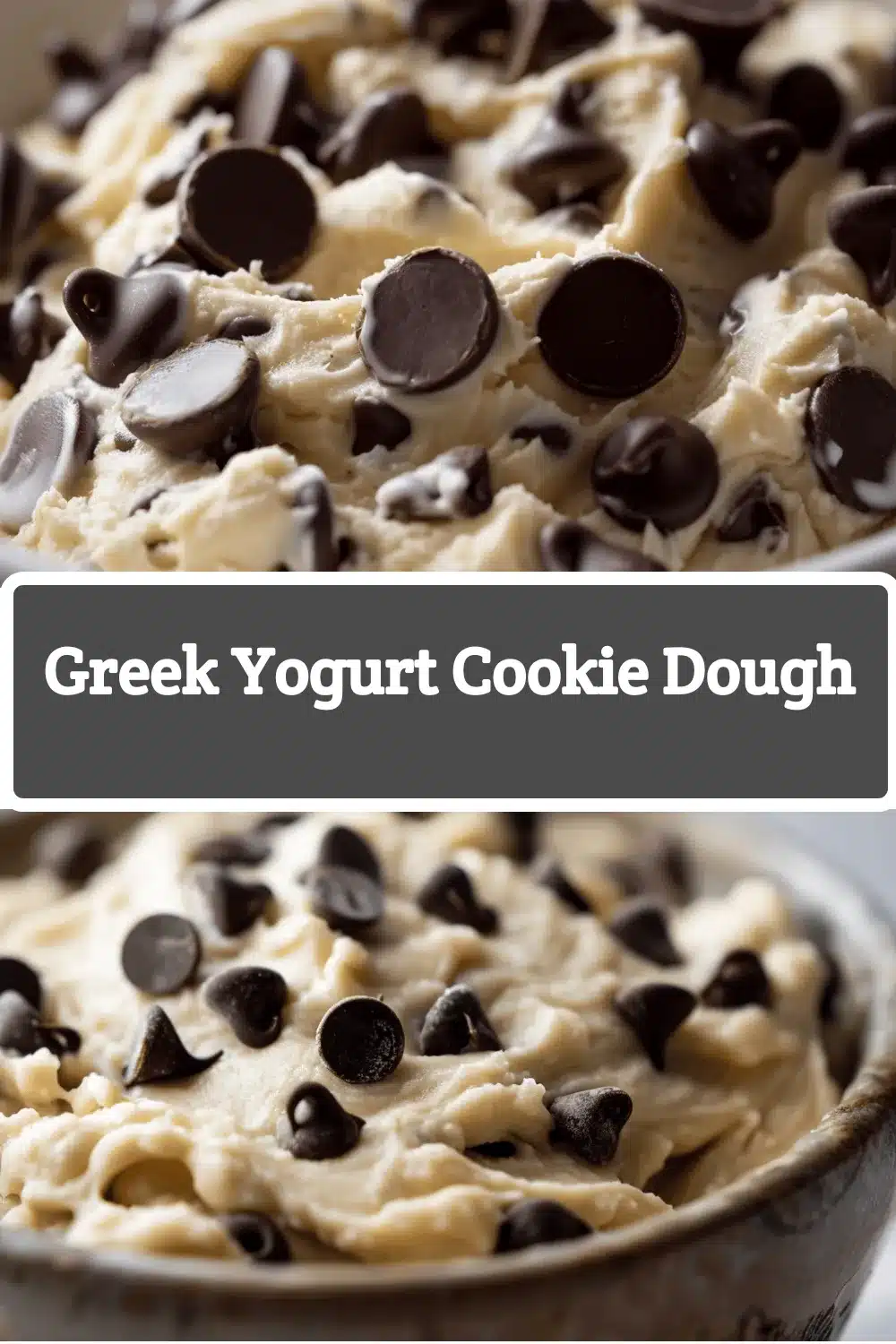 Greek yogurt cookie dough recipe