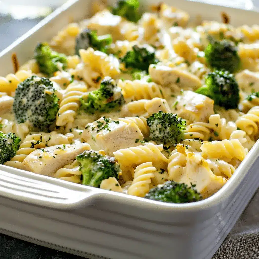High Protein Chicken Alfredo Bake preparation steps