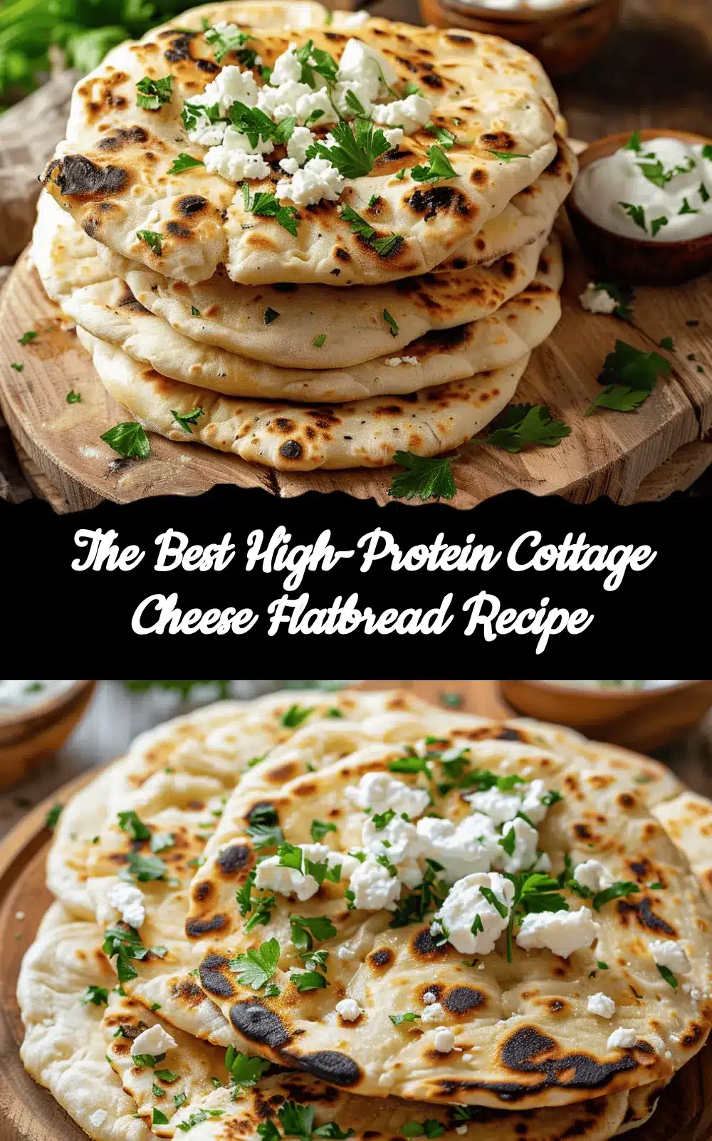 high-protein cottage cheese flatbread recipe