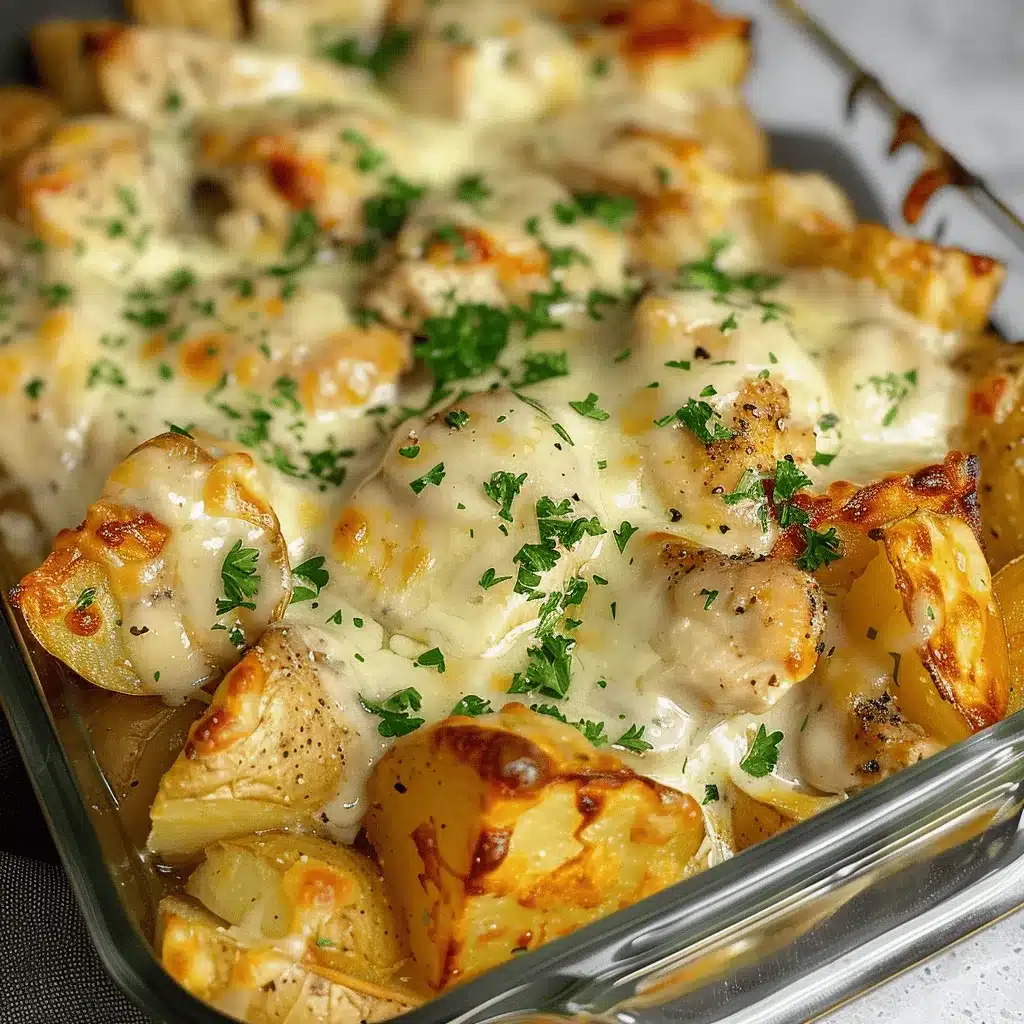 high protein creamy garlic cheesy chicken preparation steps