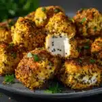 air fryer ranch-crusted chicken bites - featured image