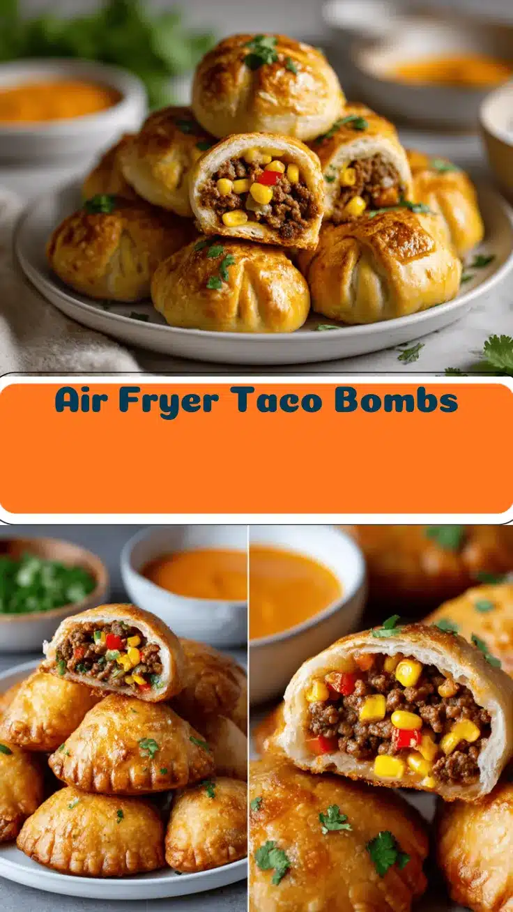 air fryer taco bombs recipe