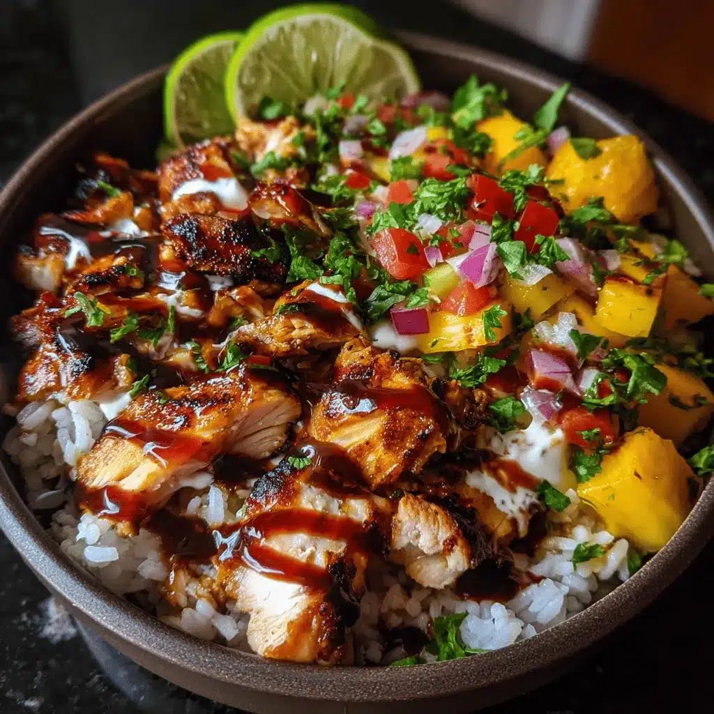 BBQ Ranch Chicken Bowl preparation steps