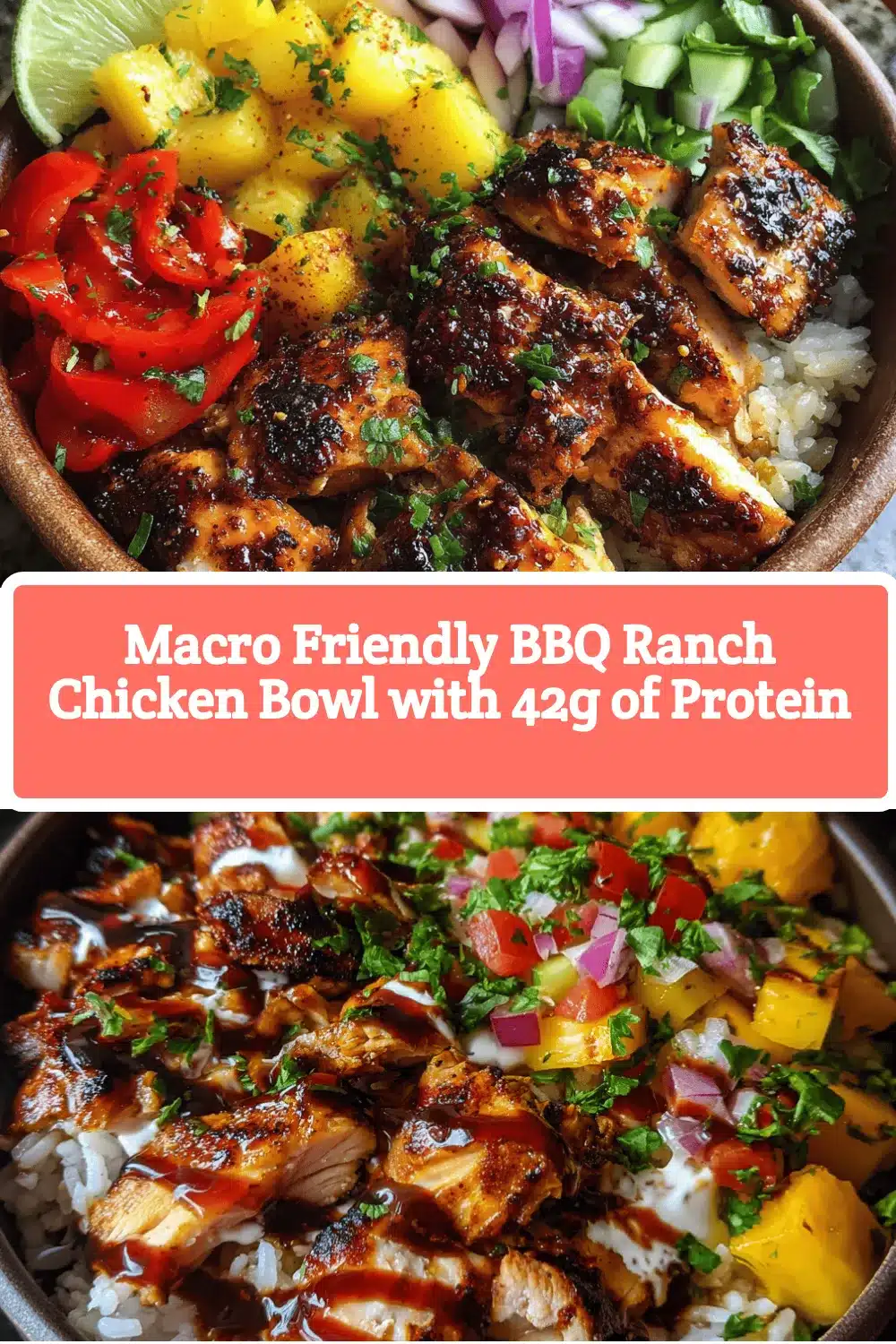 BBQ Ranch Chicken Bowl recipe