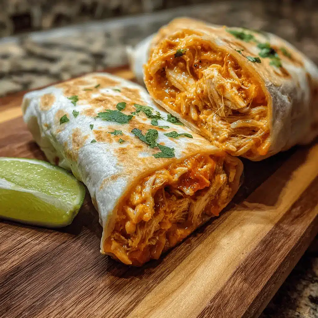 Buffalo Chicken Burritos - featured image