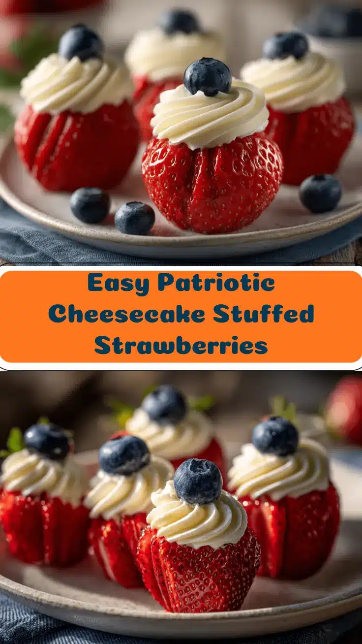 cheesecake stuffed strawberries recipe