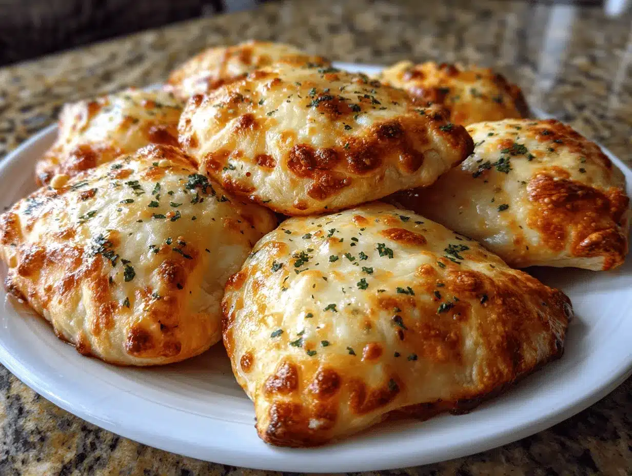 cheesy pizza pockets preparation steps