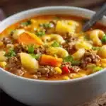 cheesy Tex-Mex cowboy soup - featured image