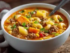 cheesy Tex-Mex cowboy soup - featured image