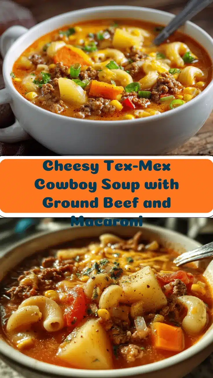 cheesy Tex-Mex cowboy soup recipe