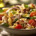 chicken pasta salad - featured image