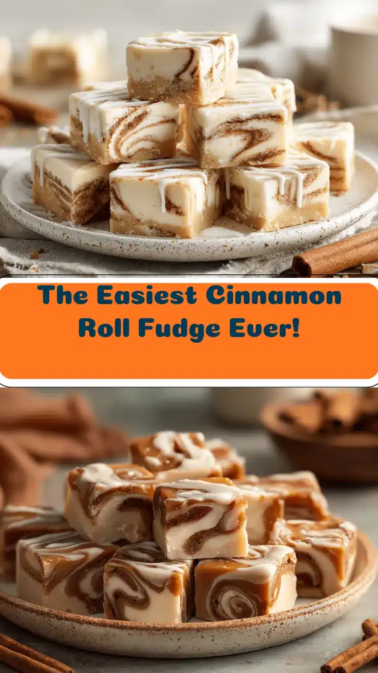 cinnamon roll fudge recipe