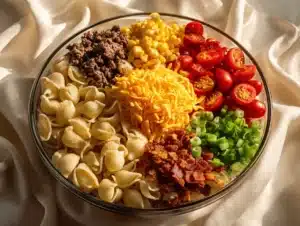 cowboy pasta salad - featured image