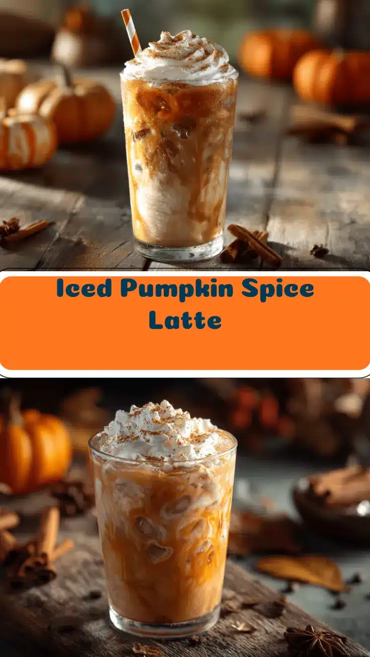 creamy iced pumpkin spice latte recipe