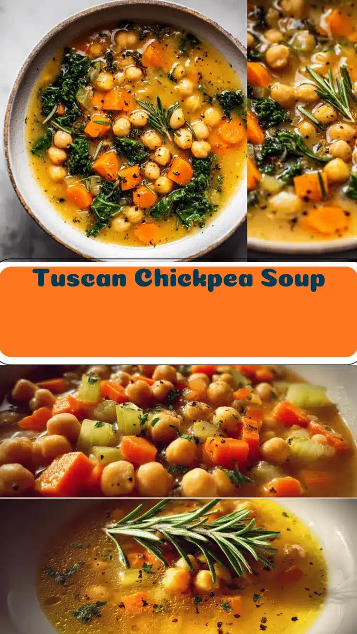 creamy Tuscan chickpea soup recipe