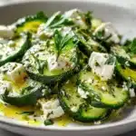 cucumber feta salad - featured image