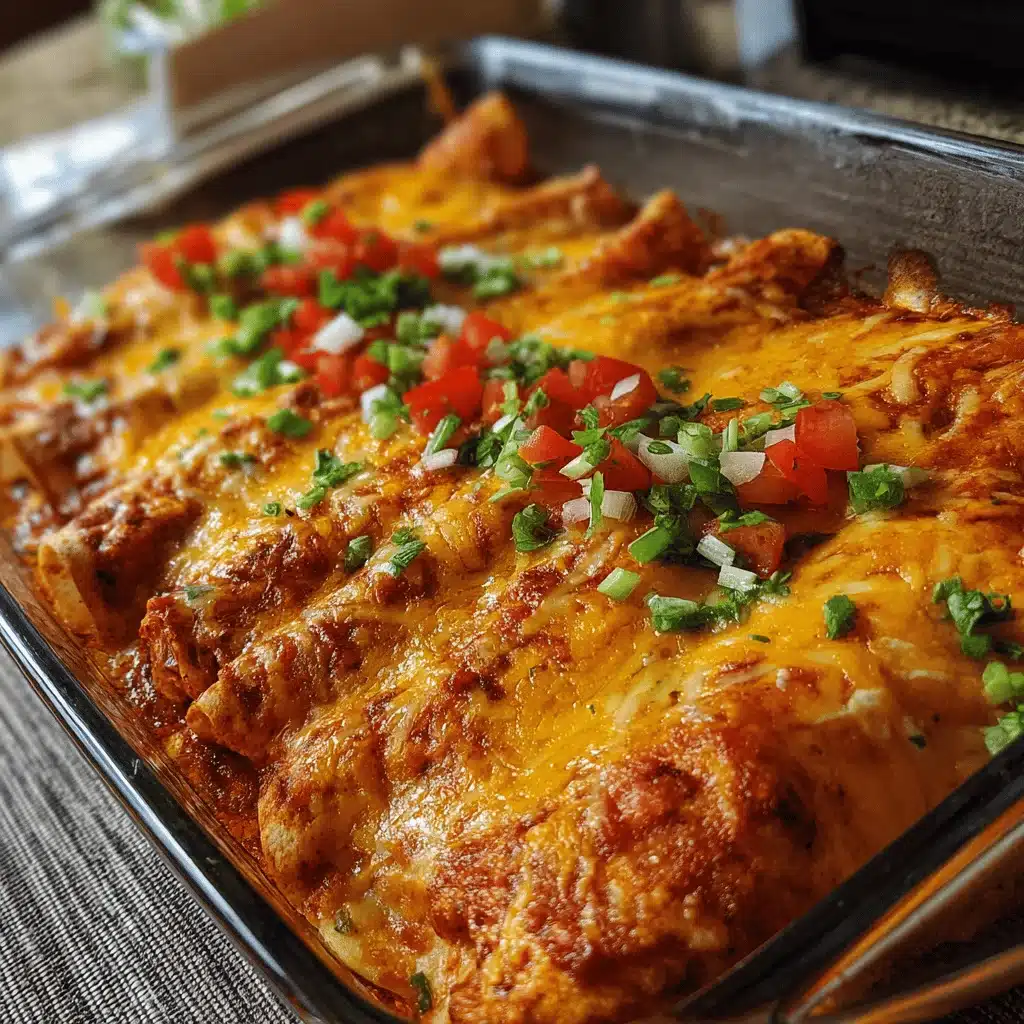 high protein chicken enchiladas - featured image