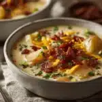 loaded baked potato soup - featured image