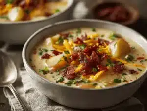 loaded baked potato soup - featured image