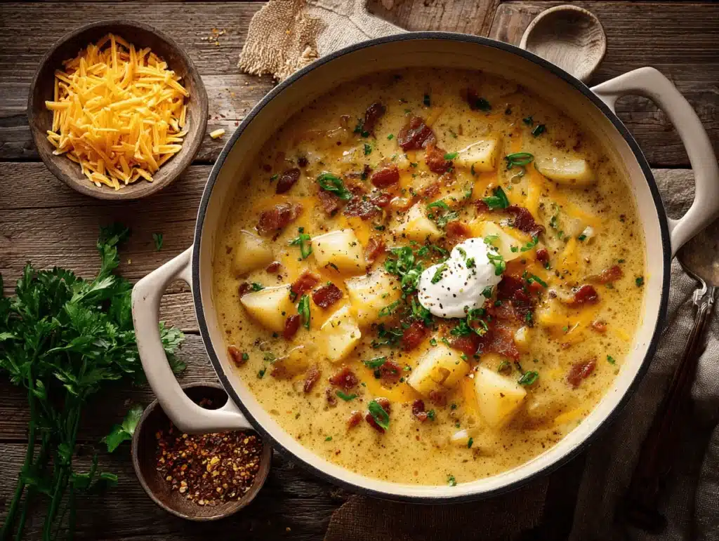 loaded potato soup - featured image