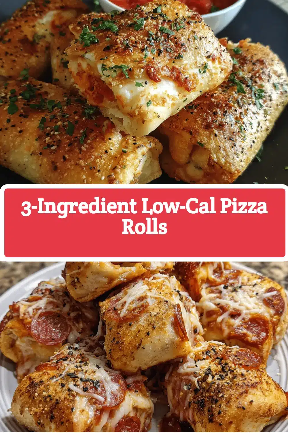 low-cal pizza rolls recipe