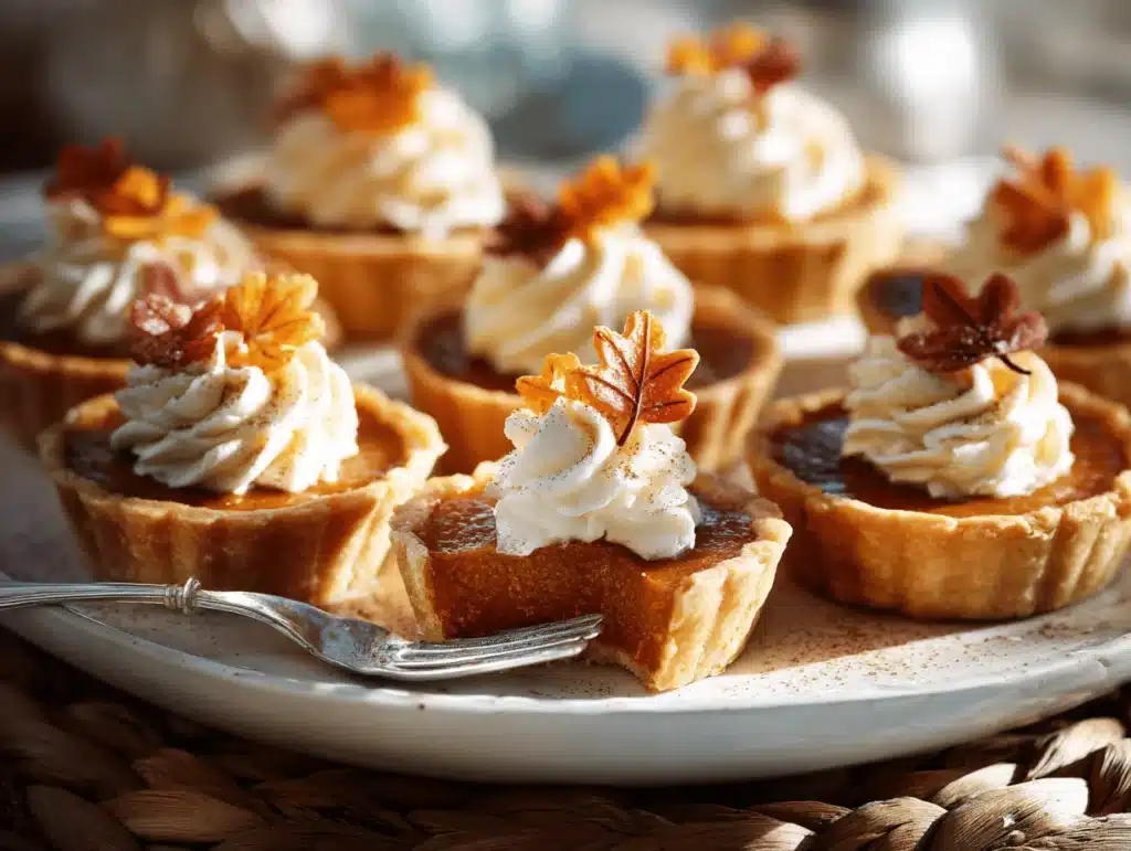 mini pumpkin pies - featured image