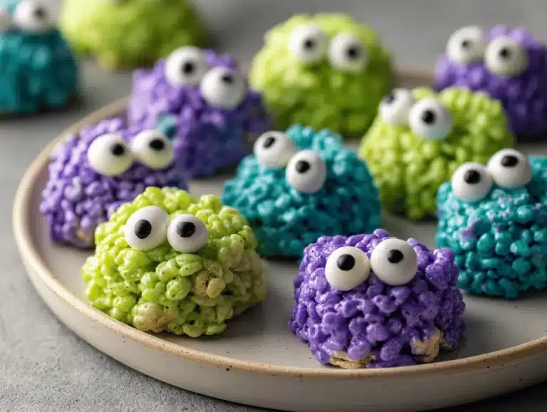 Monster Rice Krispie Treats - featured image