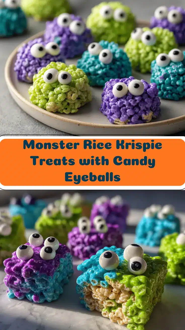 Monster Rice Krispie Treats recipe