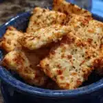 parmesan cottage cheese crackers - featured image