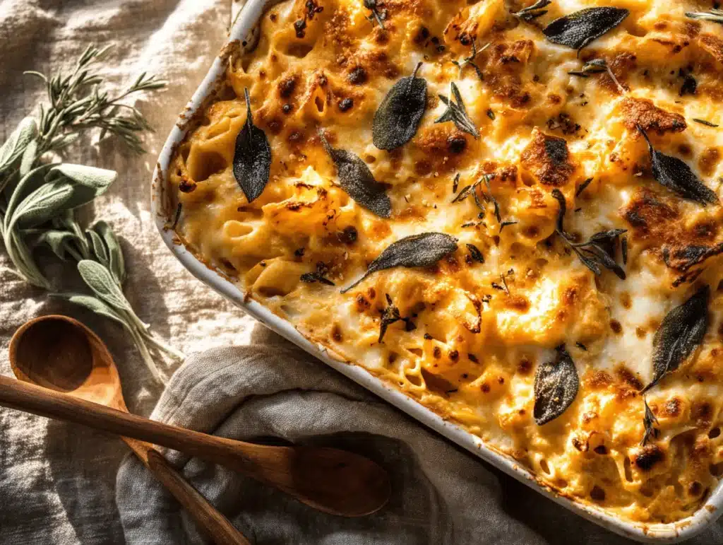pumpkin Alfredo bake - featured image