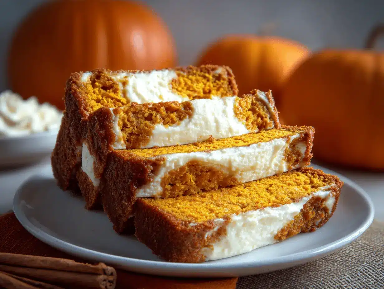 pumpkin cream cheese bread preparation steps