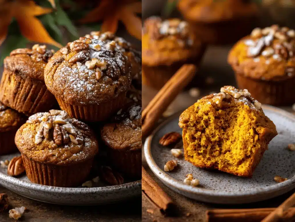 pumpkin muffins - featured image