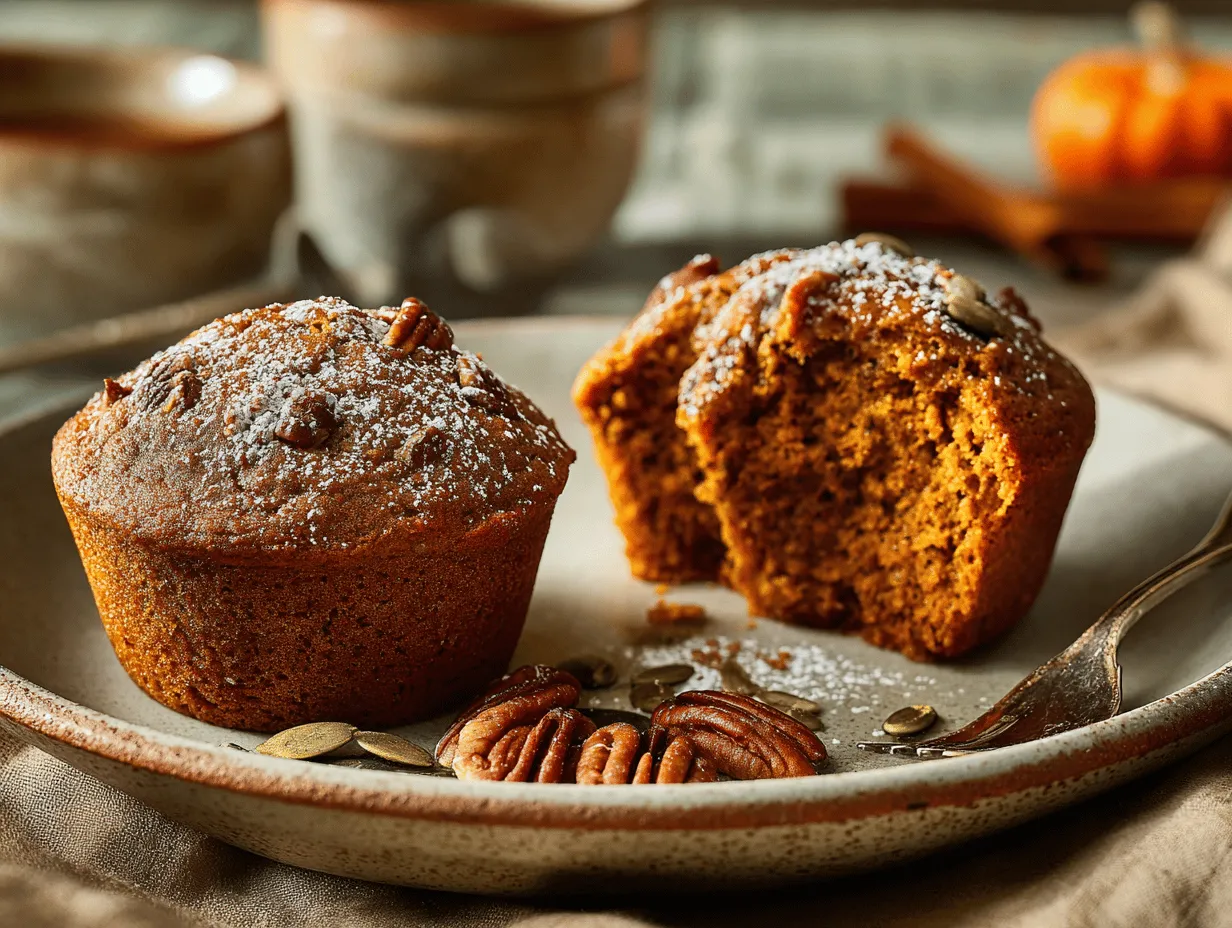 pumpkin muffins preparation steps