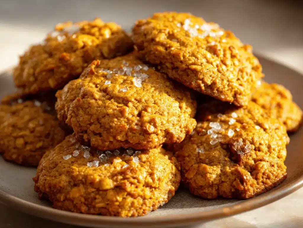 pumpkin oatmeal cookies - featured image