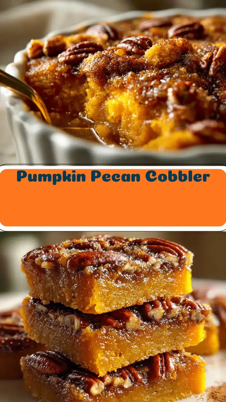 pumpkin pecan cobbler recipe