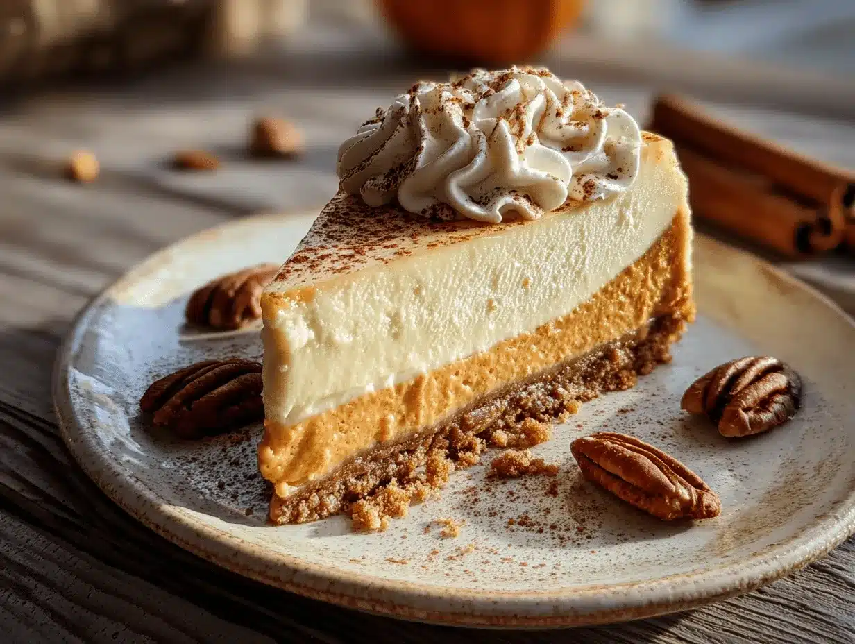 Pumpkin Pie Cheesecake preparation steps