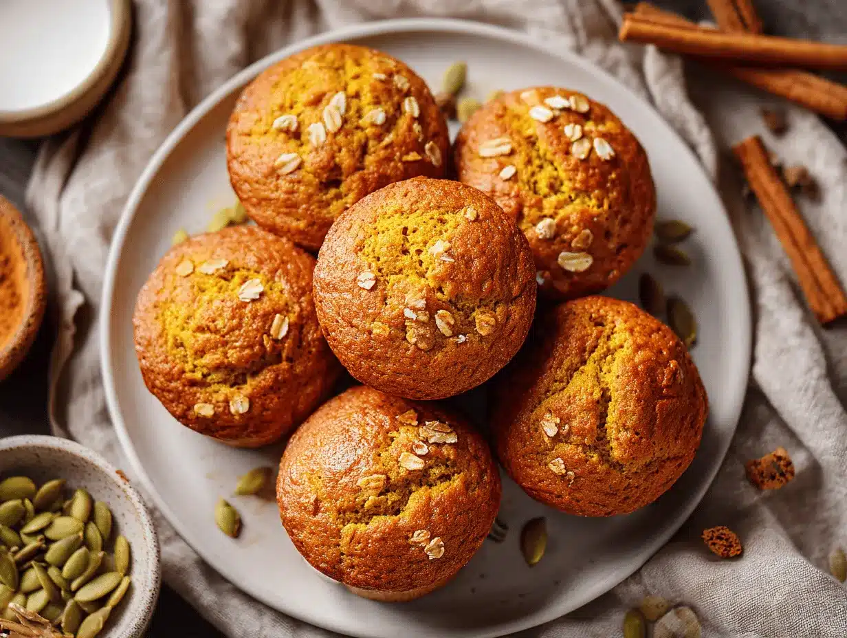 pumpkin protein muffins preparation steps