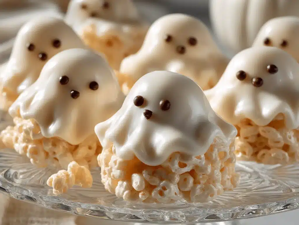 Rice Krispie Treat Ghosts - featured image