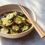 spicy cucumber salad - featured image