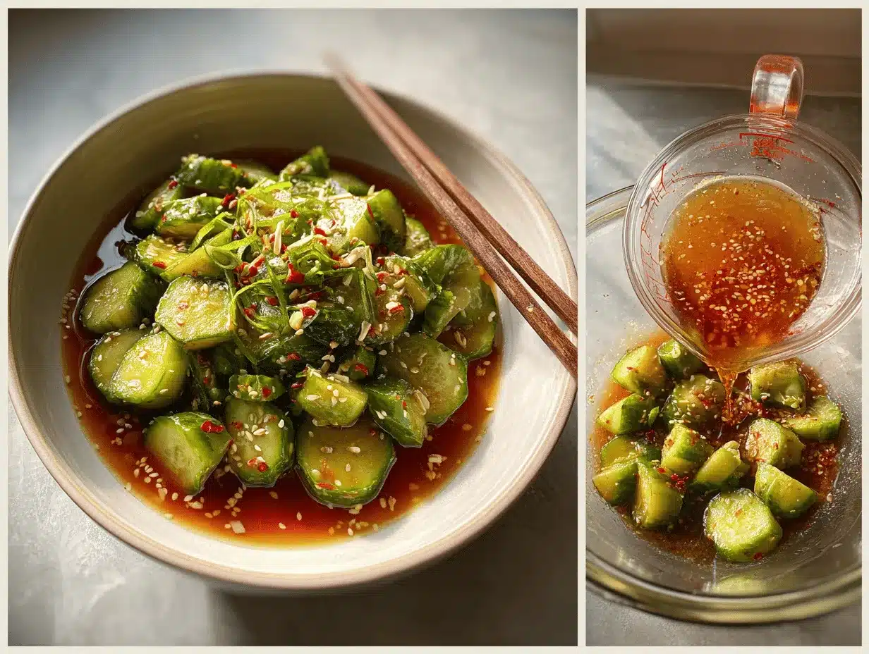spicy cucumber salad preparation steps