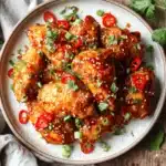 sweet chili chicken - featured image
