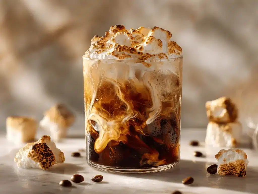 toasted marshmallow cold brew - featured image