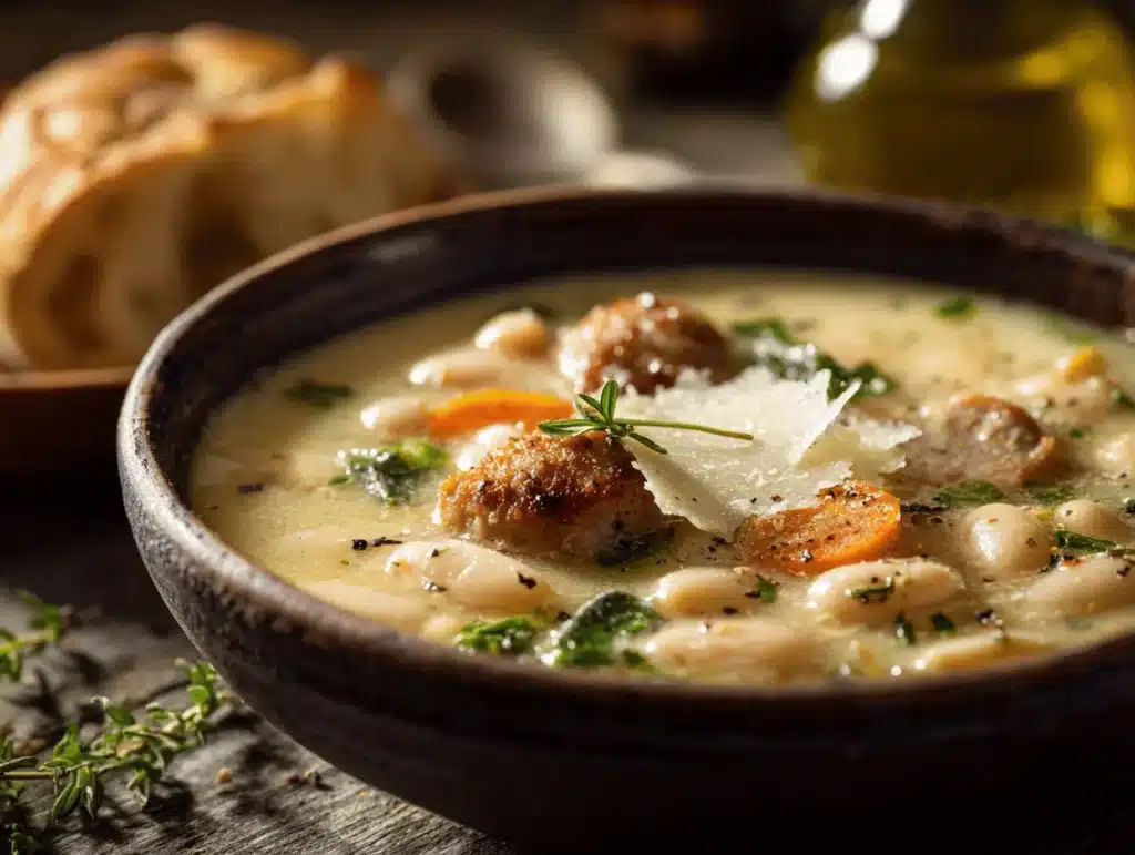 Tuscan white bean soup - featured image