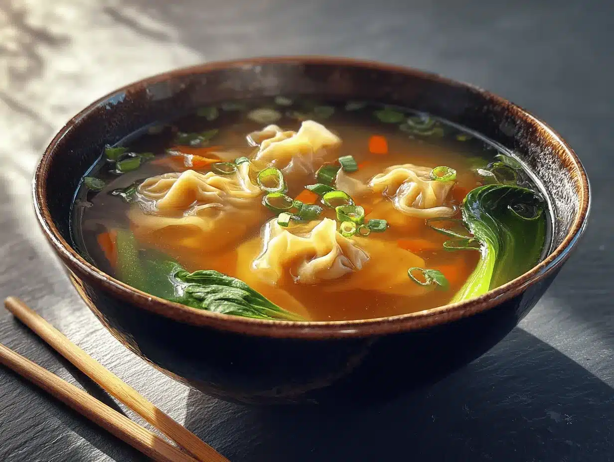 wonton soup recipe preparation steps